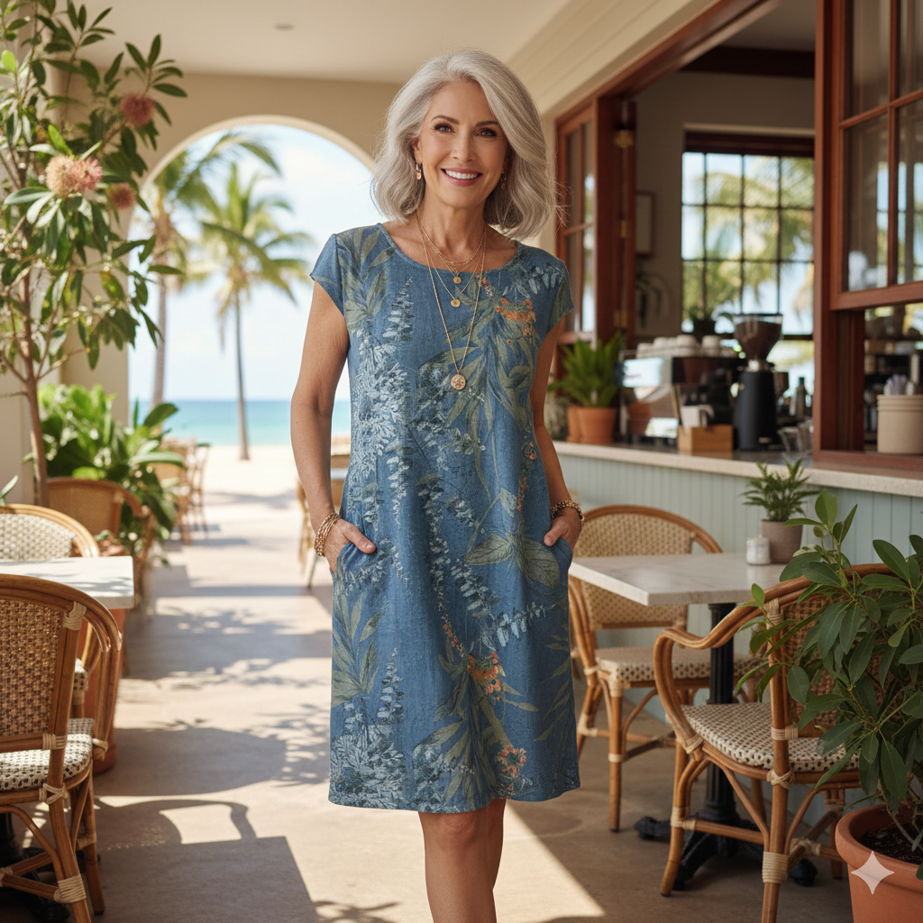 Sunniva Canvas Charm Kleid – Müheloser Alltagsstil