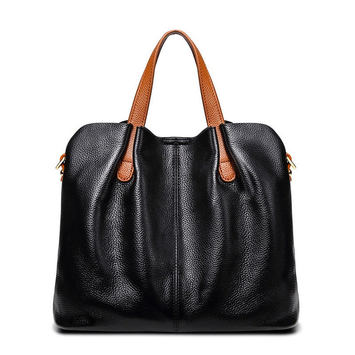 Alana | Sacs à main en cuir véritable, cuir de vachette de première couche, grain litchi, sac à main pour femme