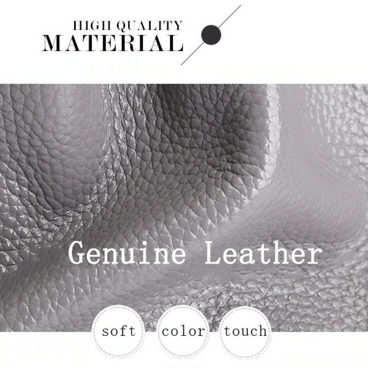 Alana | Sacs à main en cuir véritable, cuir de vachette de première couche, grain litchi, sac à main pour femme