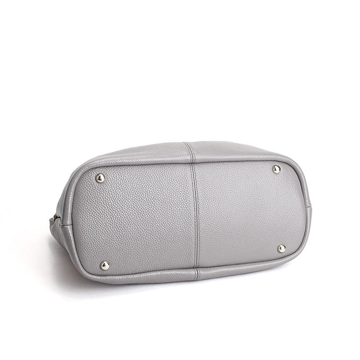 Alana | Sacs à main en cuir véritable, cuir de vachette de première couche, grain litchi, sac à main pour femme