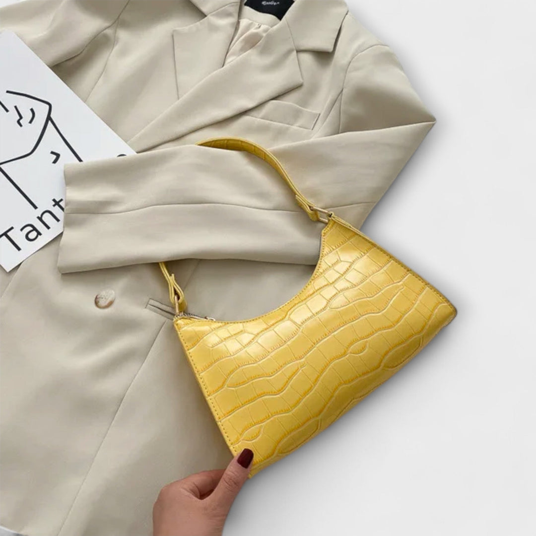 Olivia - Sac en cuir brillant