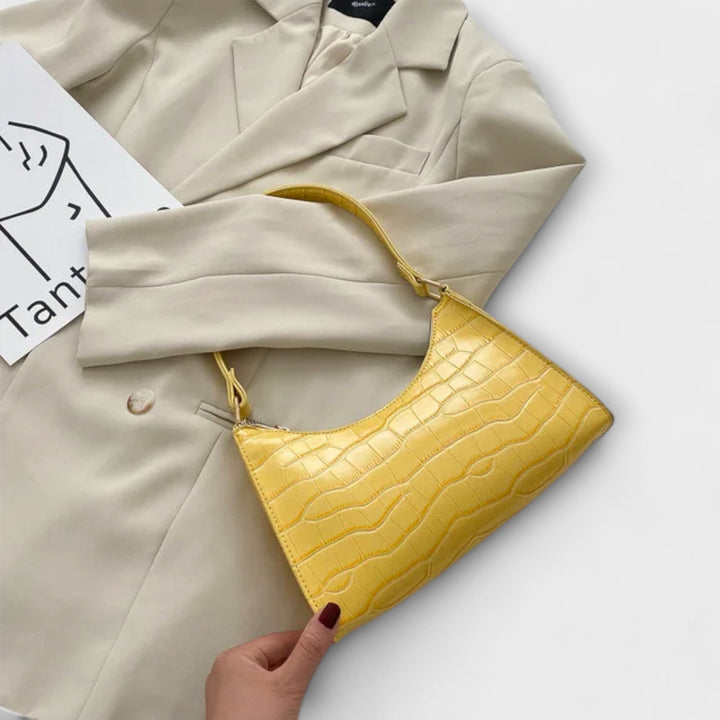 Olivia - Sac en cuir brillant