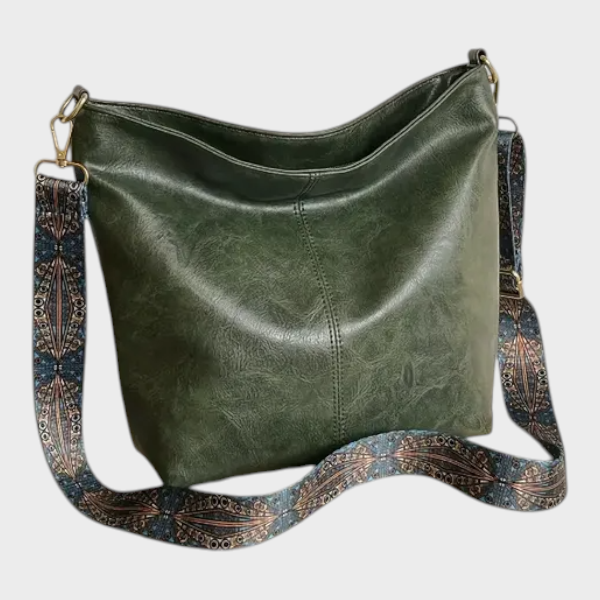 Demetra | Sac léger en cuir PU vert pour femmes