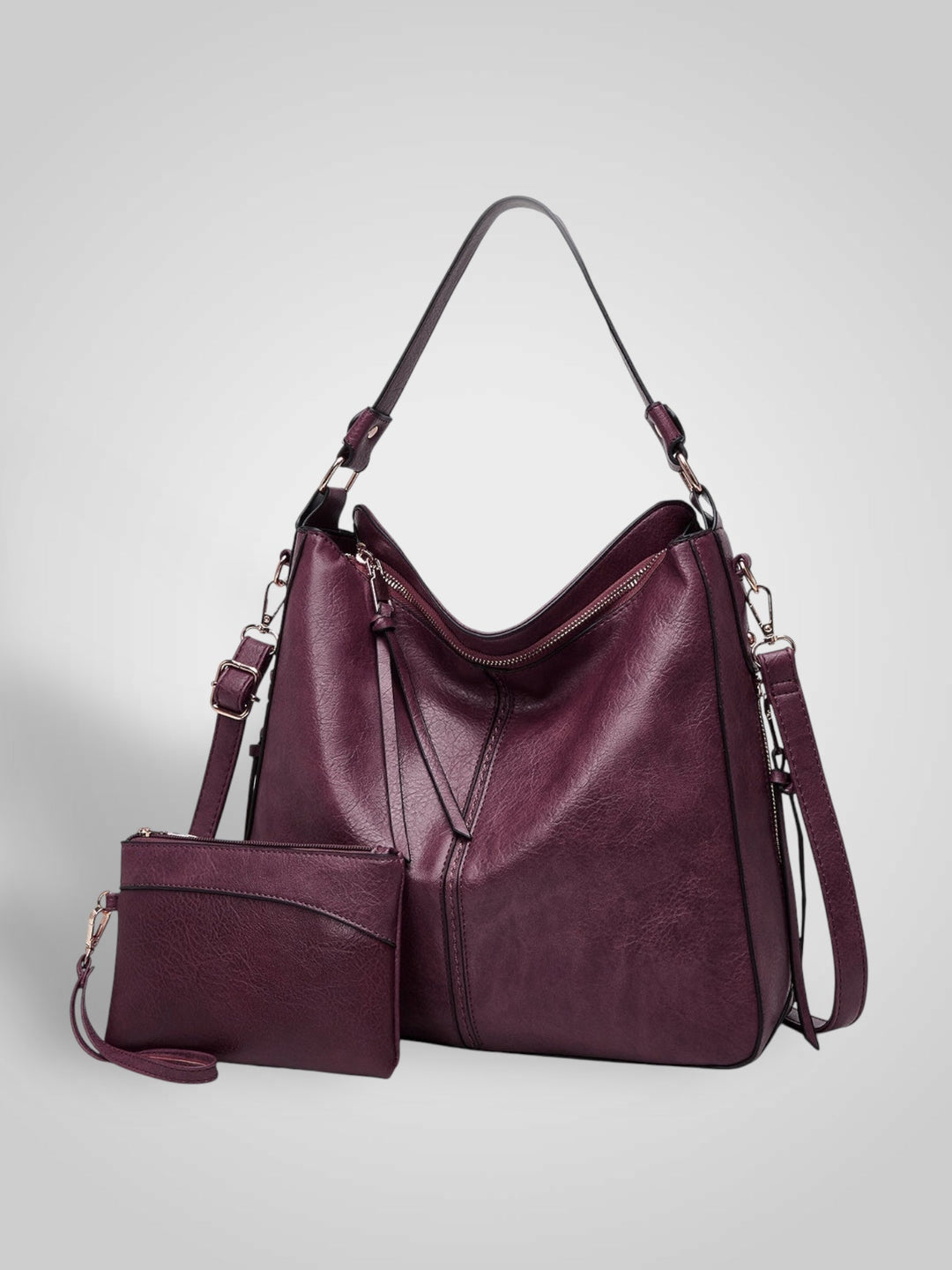 Souf | Sac Hobo de Luxe en Cuir Anti-Vol
