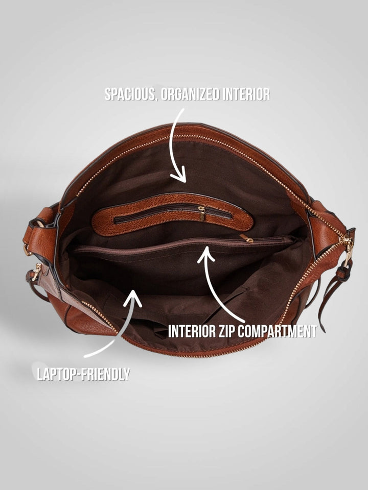 Souf | Sac Hobo de Luxe en Cuir Anti-Vol