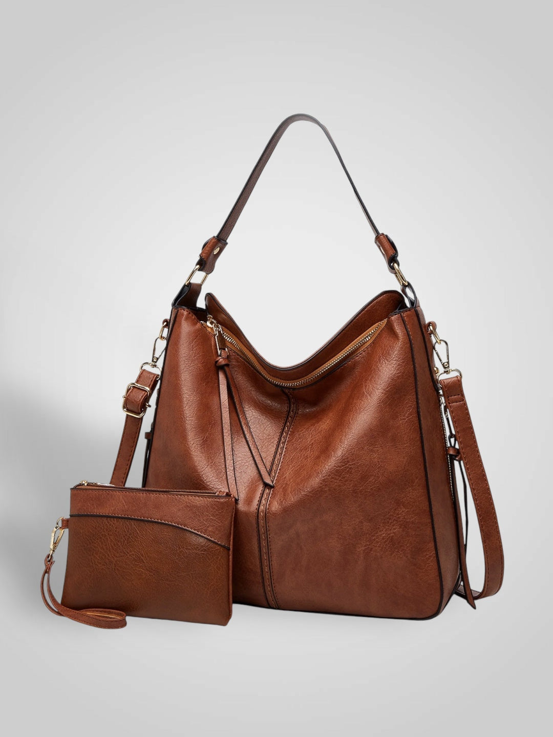 Souf | Sac Hobo de Luxe en Cuir Anti-Vol