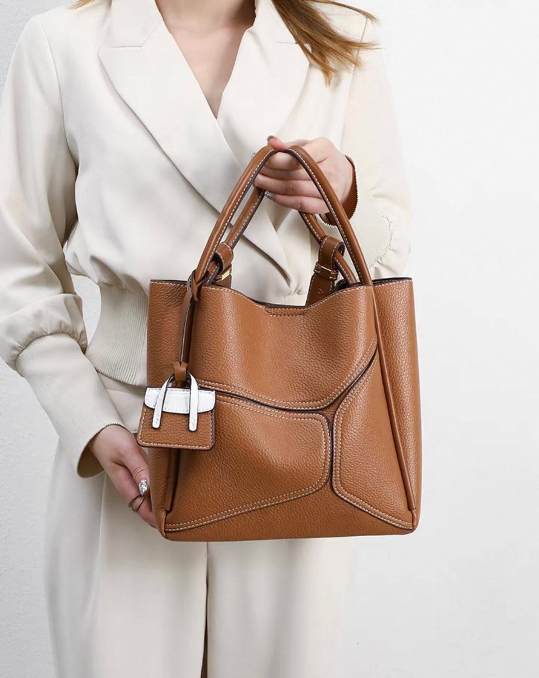 Margarita | Sac fourre-tout marron