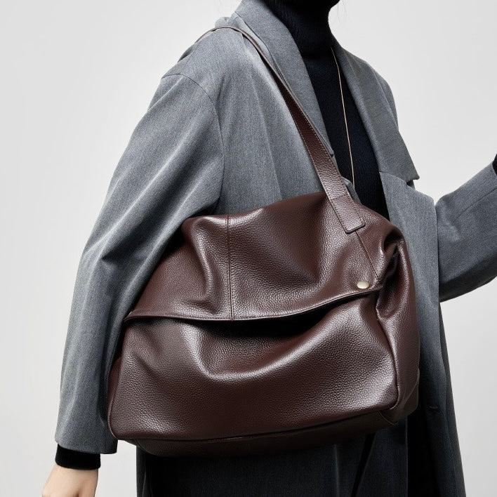 Adriani | Sac minimaliste doux en cuir véritable rétro pour un usage quotidien