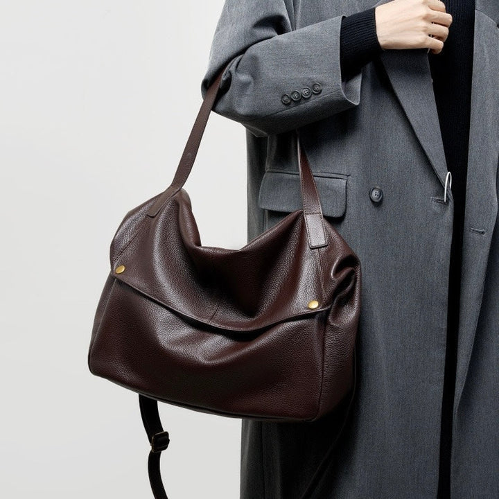 Adriani | Sac minimaliste doux en cuir véritable rétro pour un usage quotidien