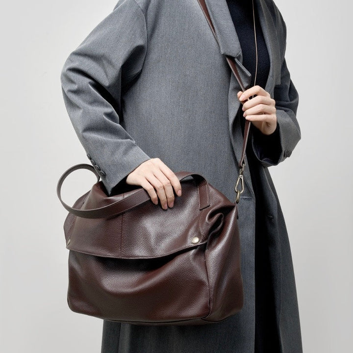 Adriani | Sac minimaliste doux en cuir véritable rétro pour un usage quotidien