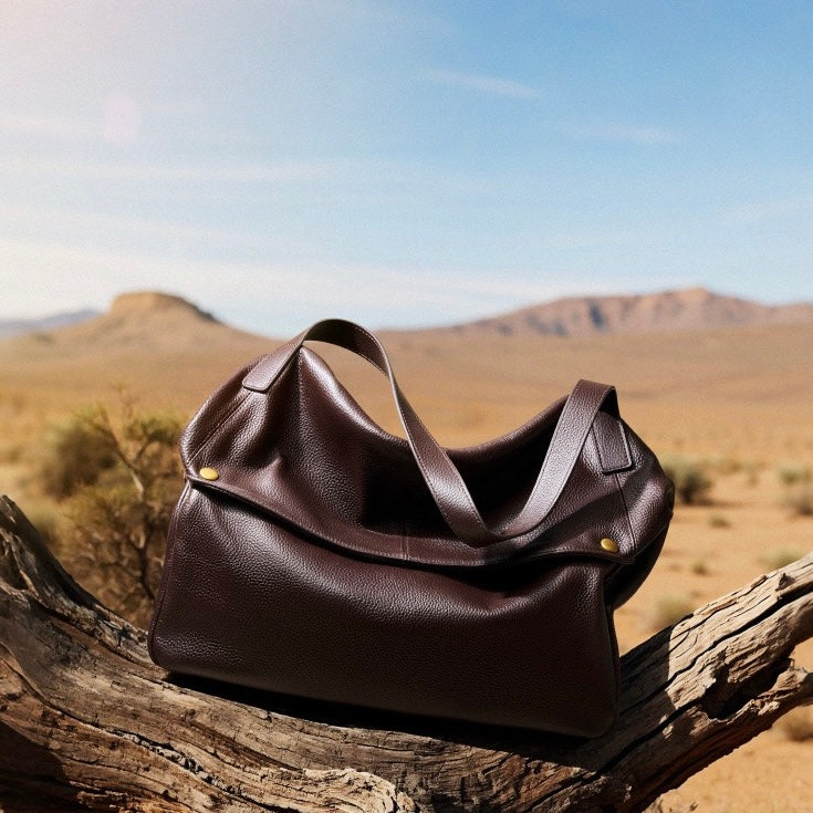 Adriani | Sac minimaliste doux en cuir véritable rétro pour un usage quotidien