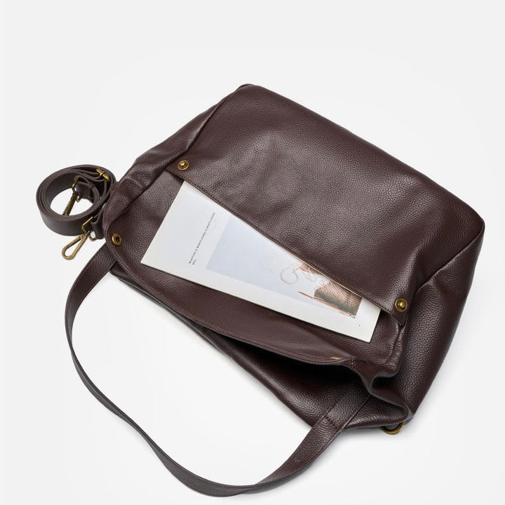 Adriani | Sac minimaliste doux en cuir véritable rétro pour un usage quotidien
