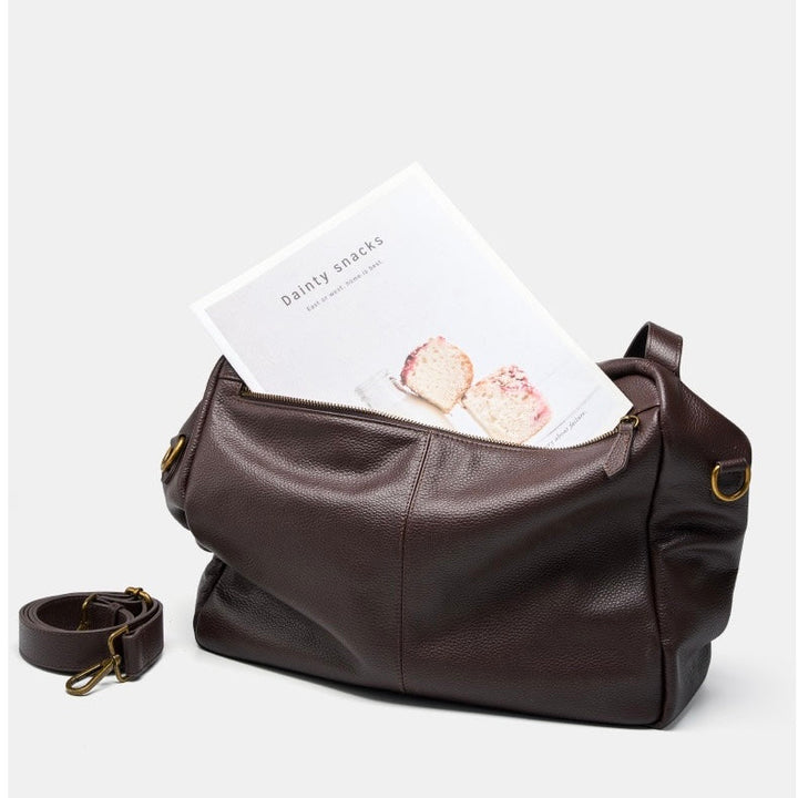 Adriani | Sac minimaliste doux en cuir véritable rétro pour un usage quotidien