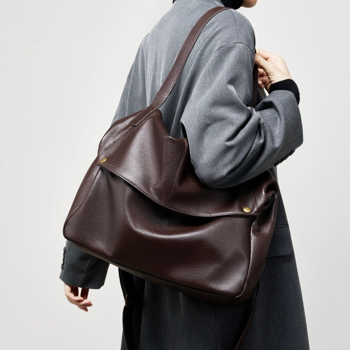 Adriani | Sac minimaliste doux en cuir véritable rétro pour un usage quotidien