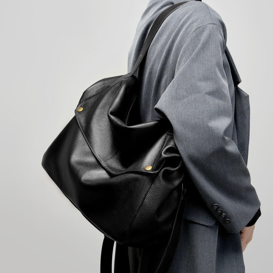Adriani | Sac minimaliste doux en cuir véritable rétro pour un usage quotidien