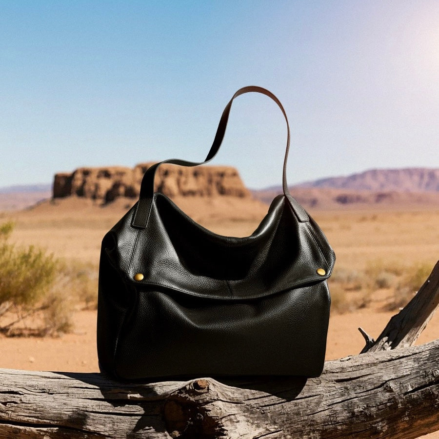 Adriani | Sac minimaliste doux en cuir véritable rétro pour un usage quotidien