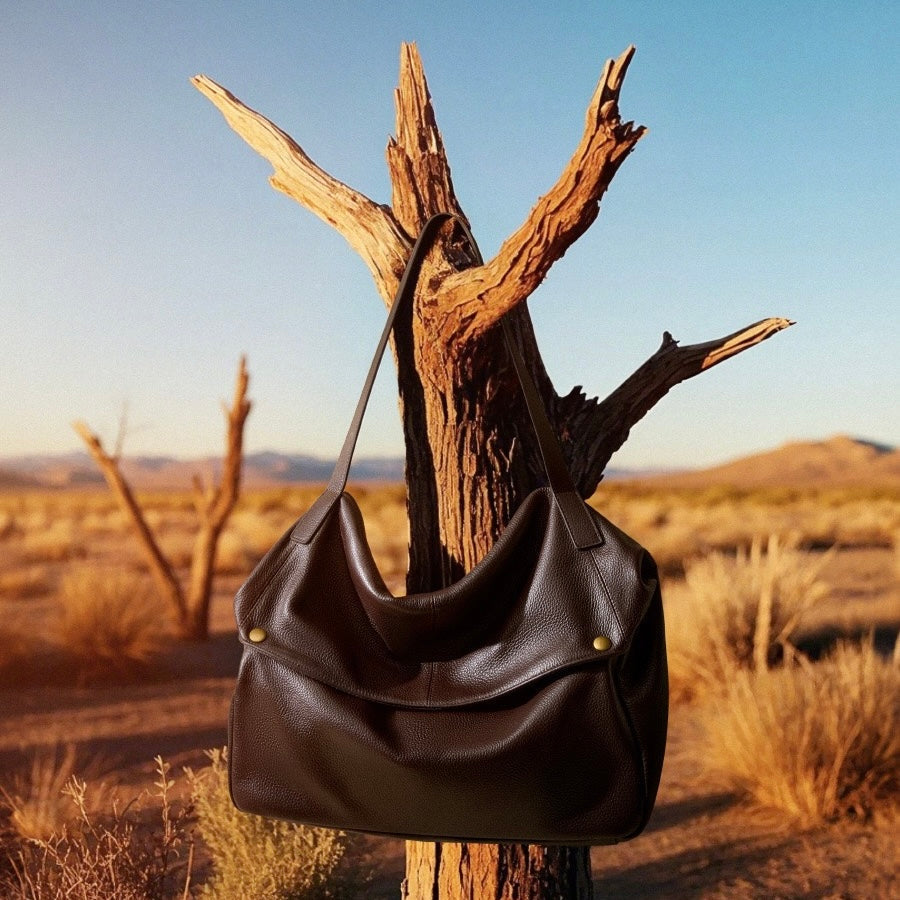 Adriani | Sac minimaliste doux en cuir véritable rétro pour un usage quotidien
