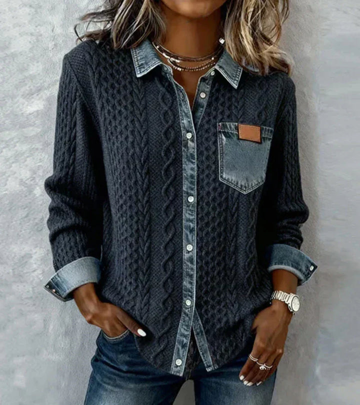 Ceir | Camisa de Parche de Denim
