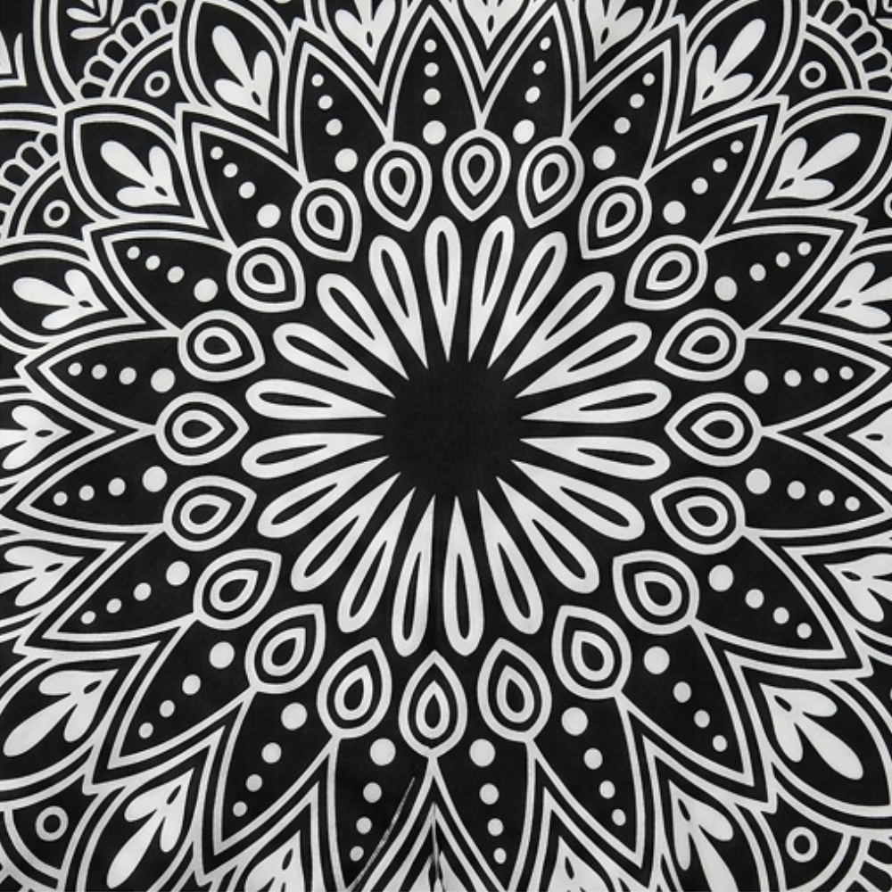 Bohemian Maxi Dress with Mandala Print for Women