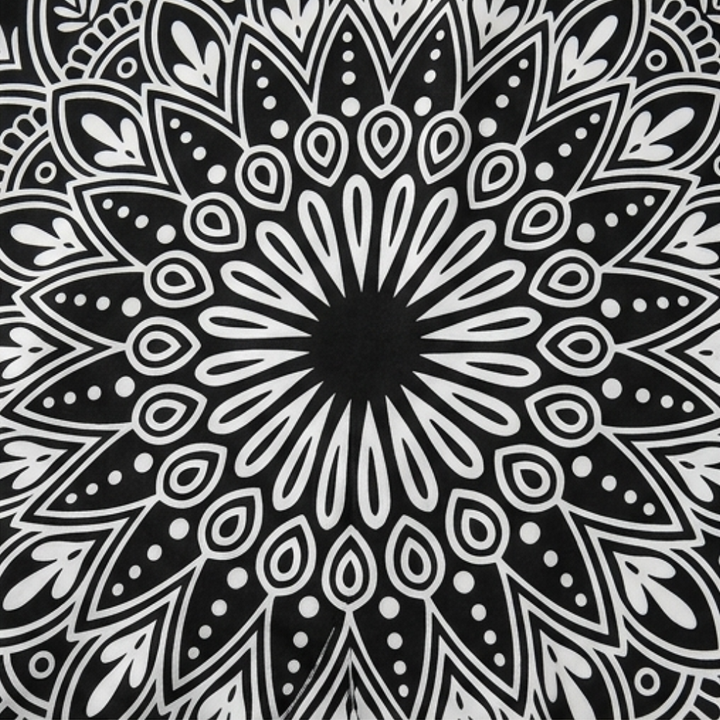 Bohemian Maxi Dress with Mandala Print for Women