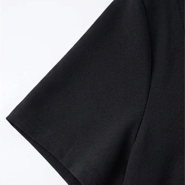 Square Neck T-Shirt Dress with Pockets for Women