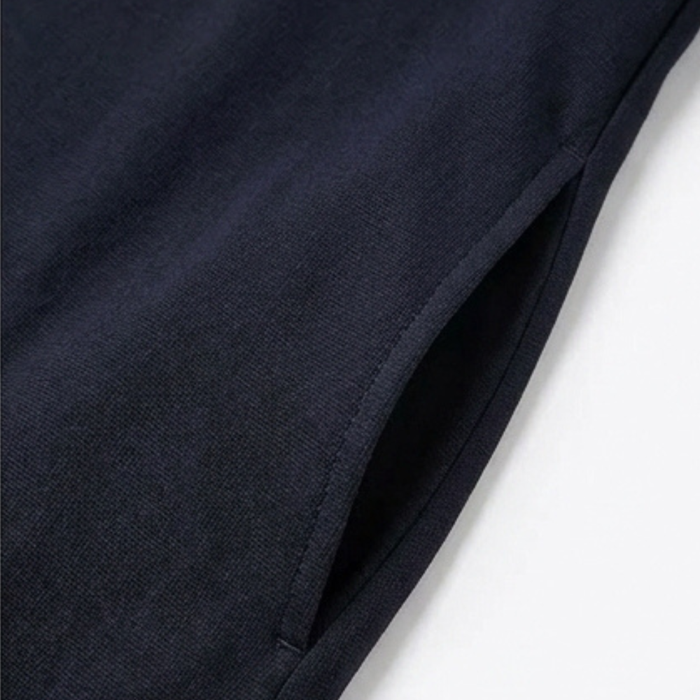 Vestido maxi de manga larga con bolsillos - Casual elegante