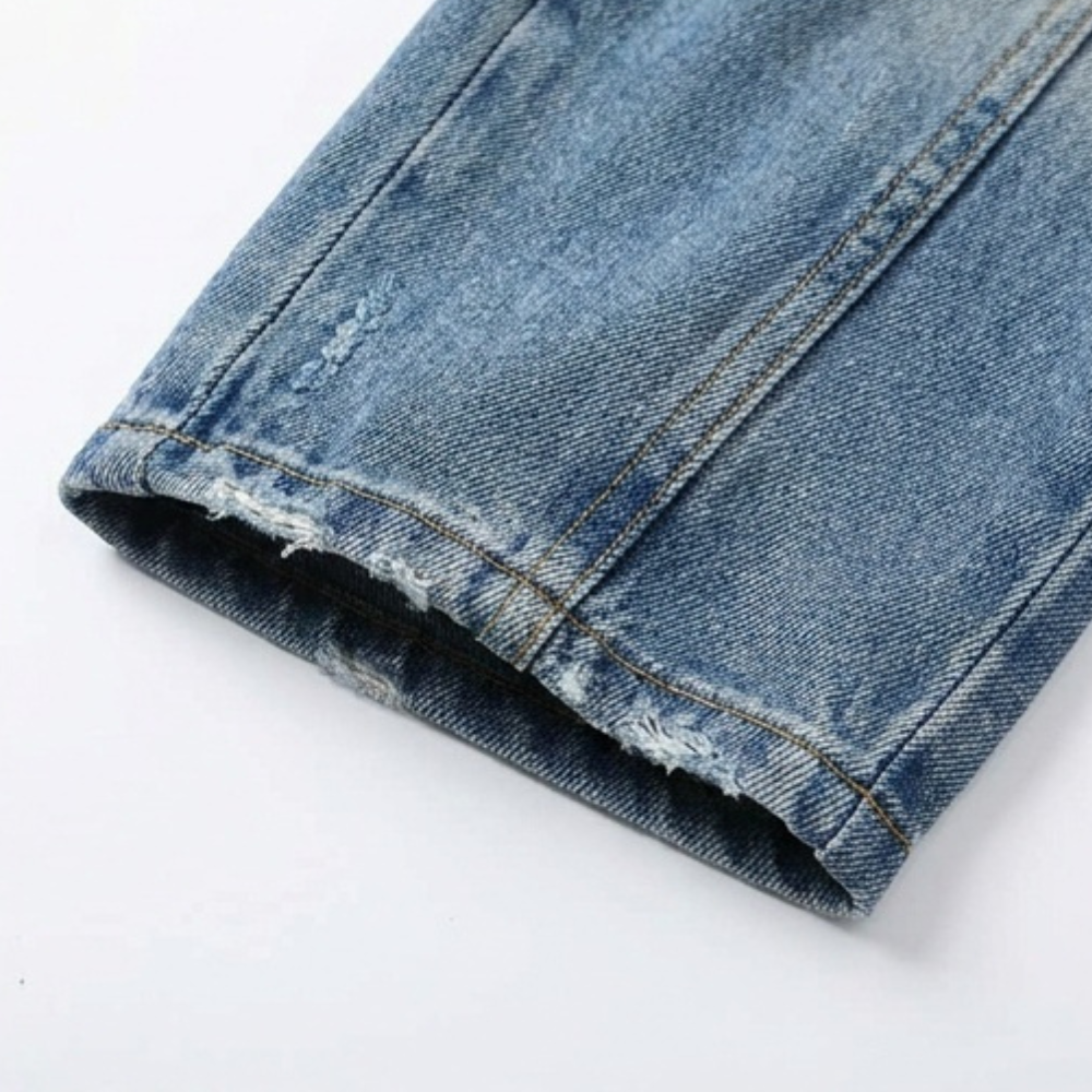 Denim Overalls for Women - Tapered Leg with Adjustable Straps