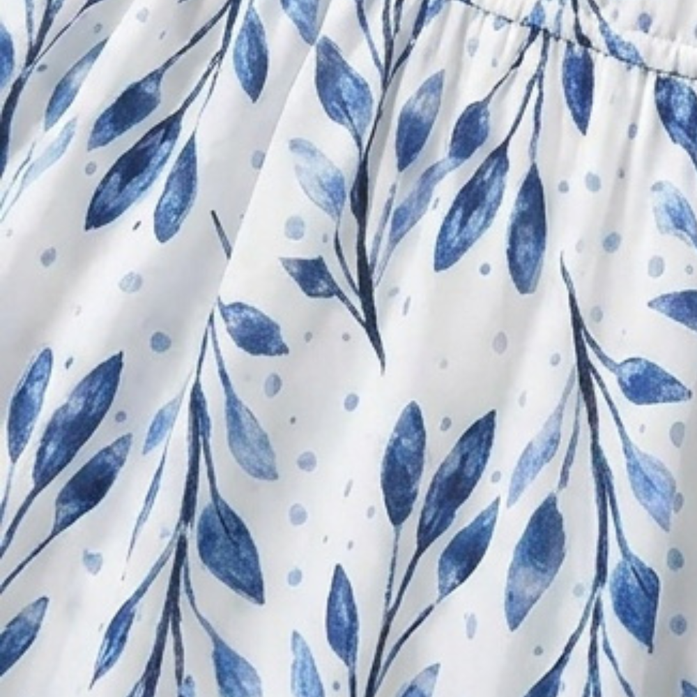 Midi Dress with Flutter Sleeves and Smocked Waist for Women