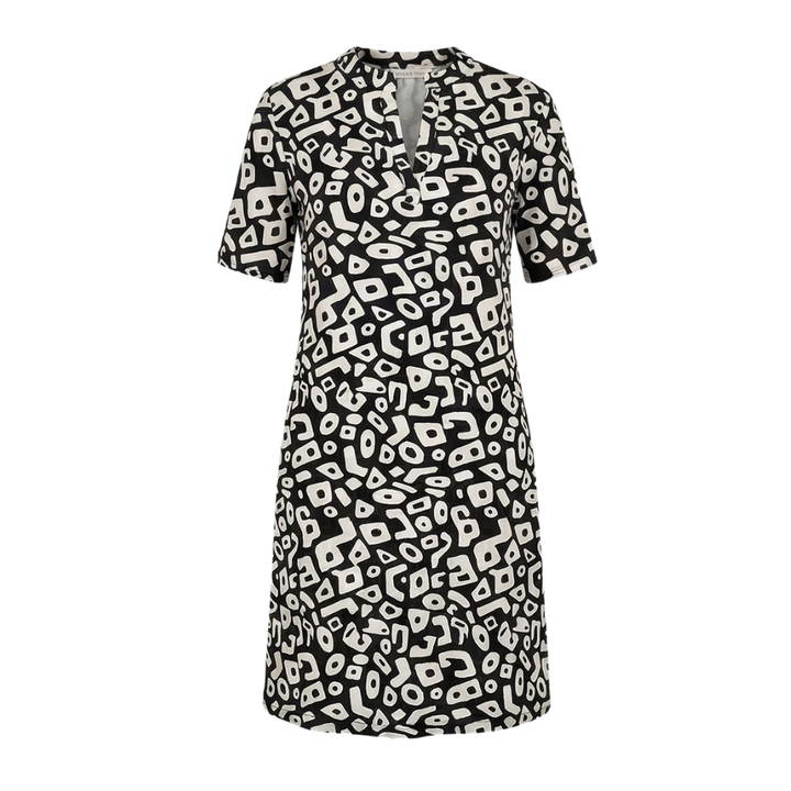 Vivara™ – Breezy V-Neck Printed Dress
