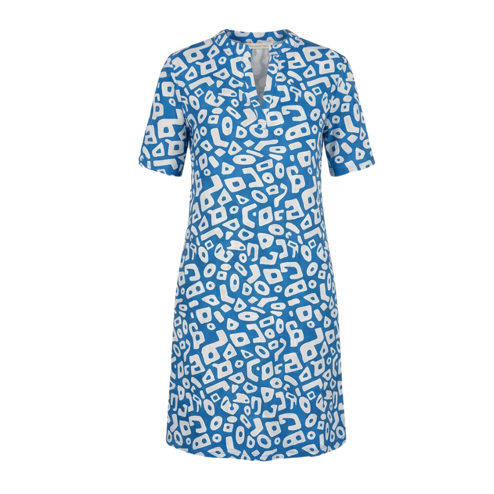 Vivara™ – Breezy V-Neck Printed Dress