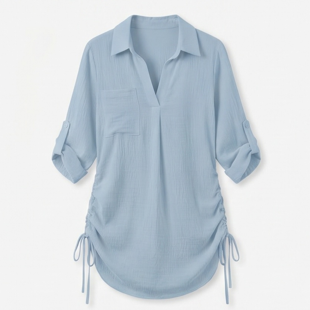 Beach Cover Up Shirt Dress for Women - Lightweight Summer Tunic