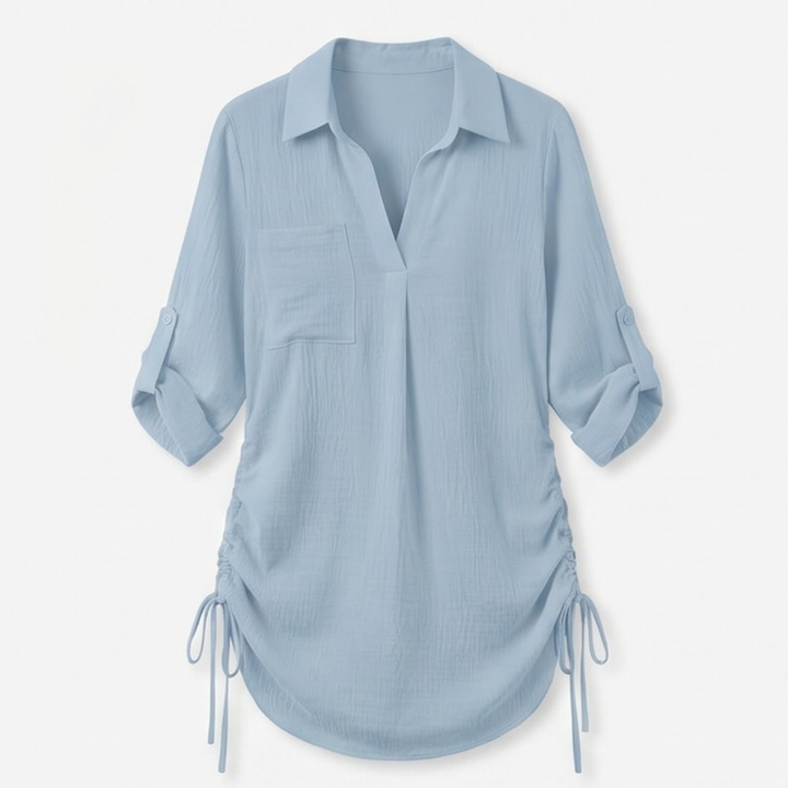 Beach Cover Up Shirt Dress for Women - Lightweight Summer Tunic