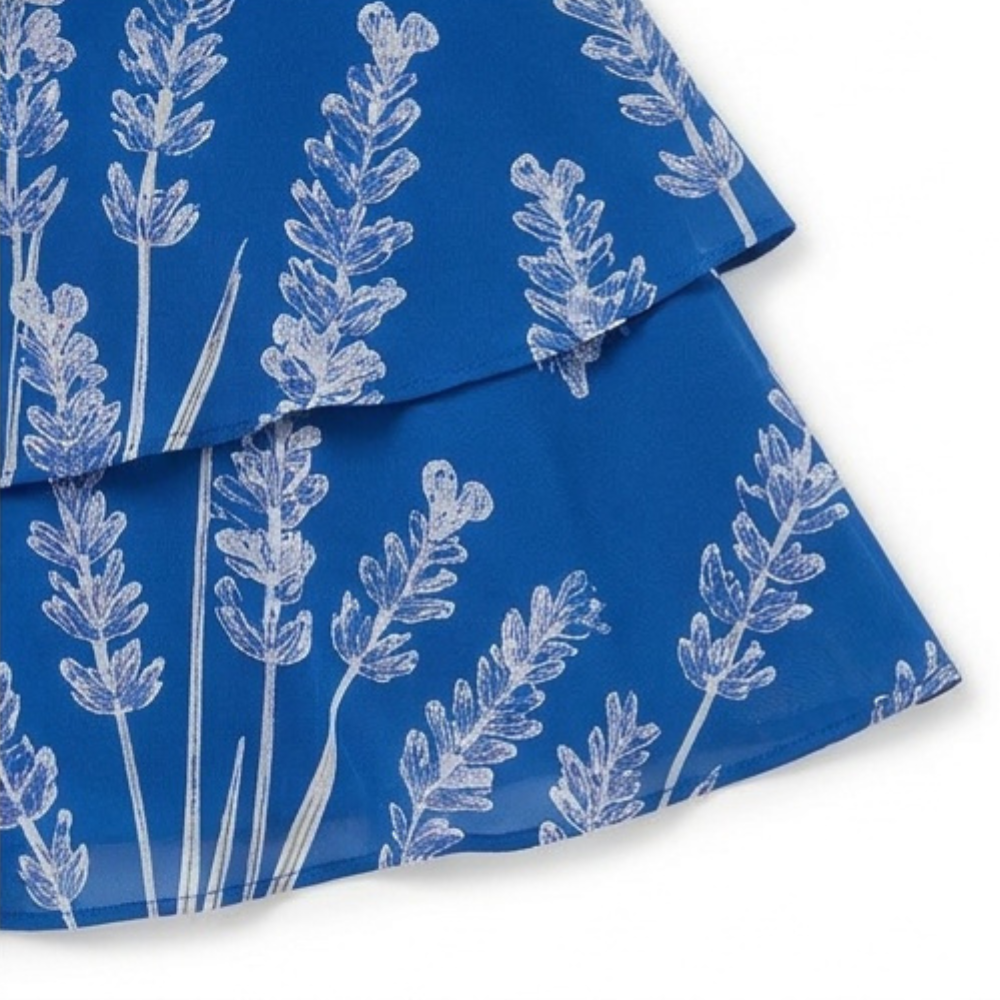 Vestido midi floral con mangas acampanadas - Vestido para invitada de boda