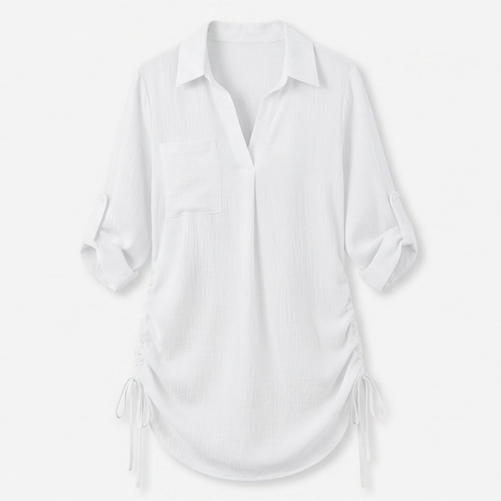 Beach Cover Up Shirt Dress for Women - Lightweight Summer Tunic