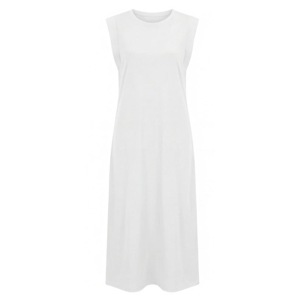 Ellara™ – Wrinkle Free Maxi Dress with Side Slit