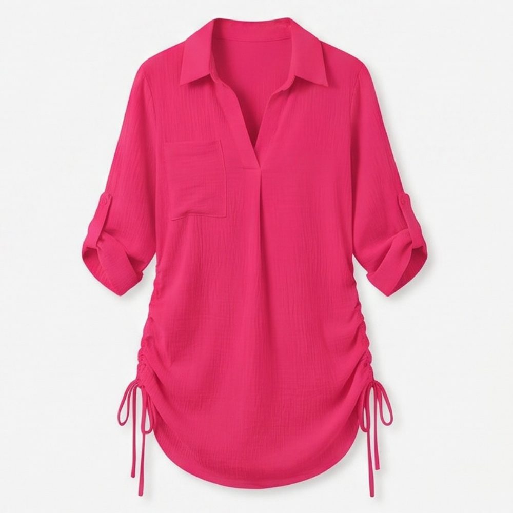 Beach Cover Up Shirt Dress for Women - Lightweight Summer Tunic