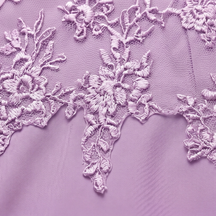 Vestido de Madre de la Novia con Chaqueta - Conjunto de Invitada de Boda en Encaje y Chifón