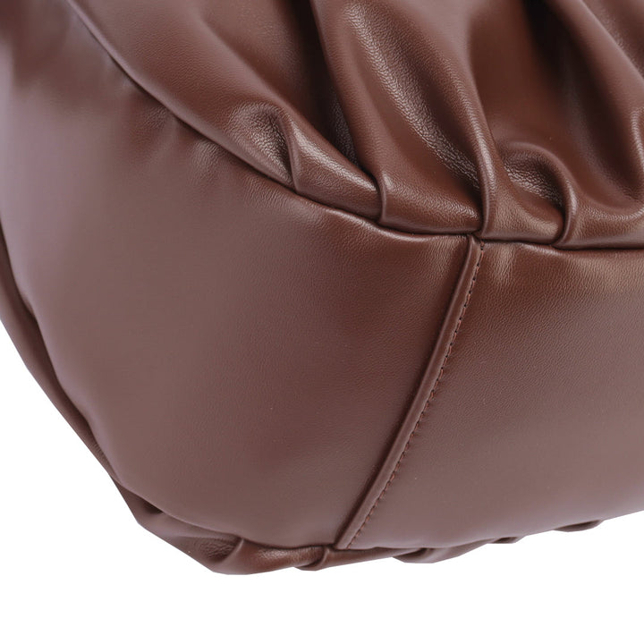 Chara | Sac bandoulière en cuir en forme de croissant