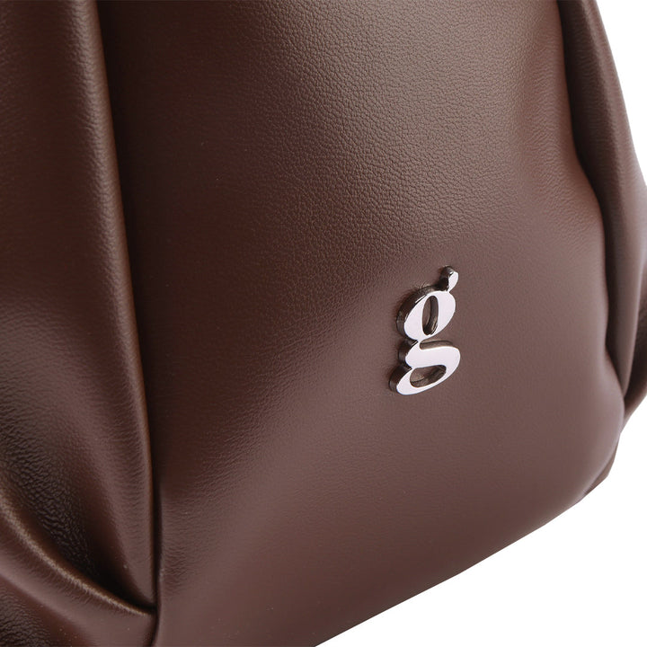 Chara | Sac bandoulière en cuir en forme de croissant