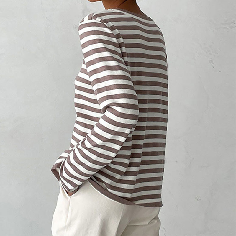 Dana™ | Elegantes gestreiftes Sommer-T-Shirt