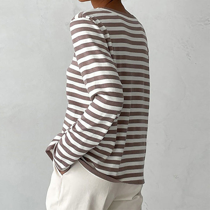 Dana™ | Elegantes gestreiftes Sommer-T-Shirt