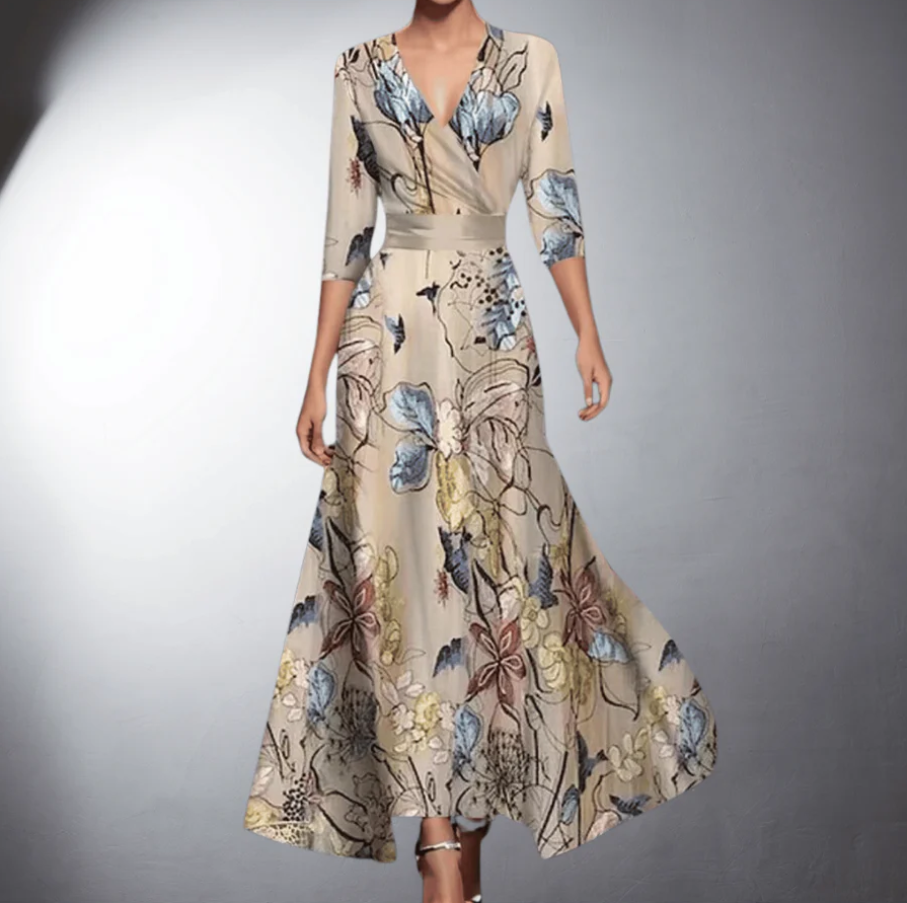 Martha™ | Elegantní maxi šaty s květinovým vzorem