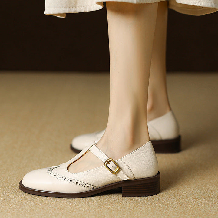 Ysolenne | Mary Janes Elegantes con Tira en T