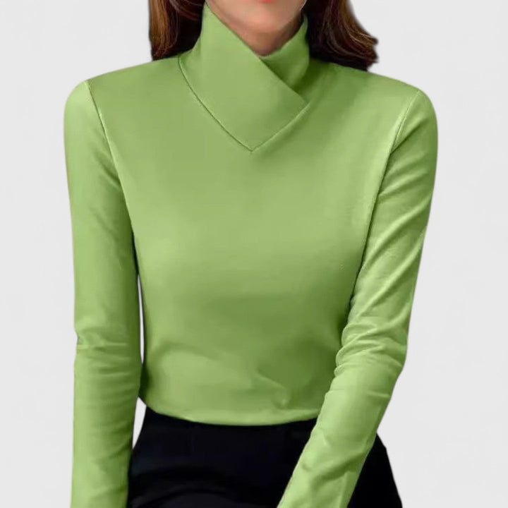 Clair | Ajuste Elegante de Cuello Alto
