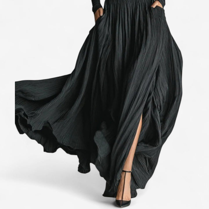 Linara™ – High Waisted Maxi Skirt Dress
