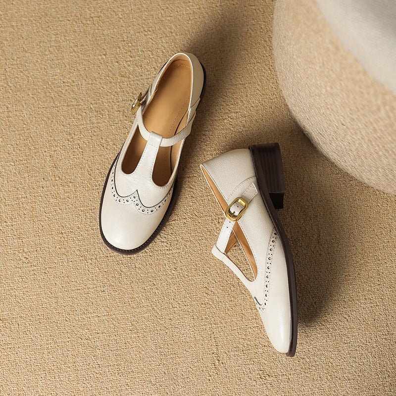 Ysolenne | Mary Janes Elegantes con Tira en T