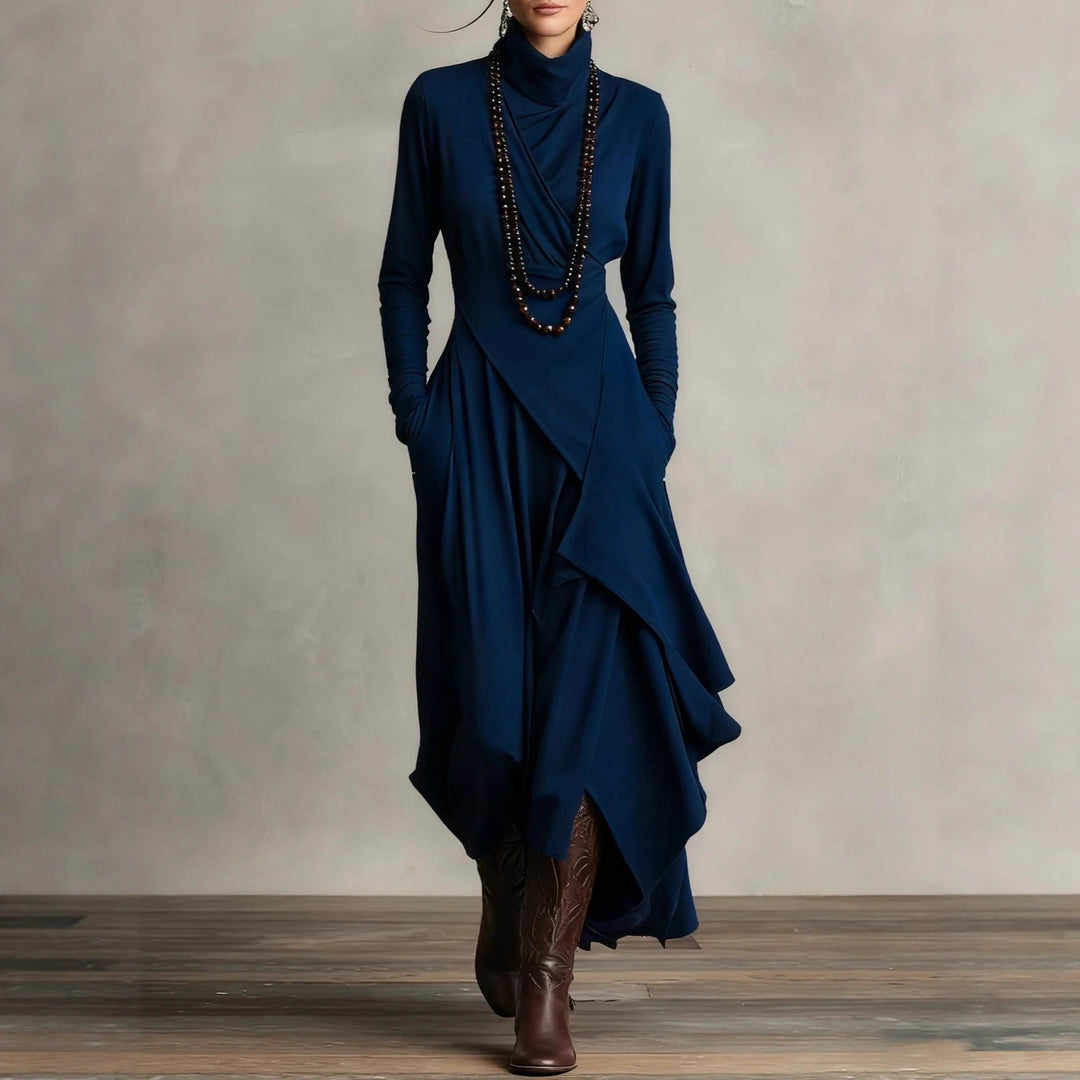 Lunori™ | Vestido Maxi de Punto Natalia
