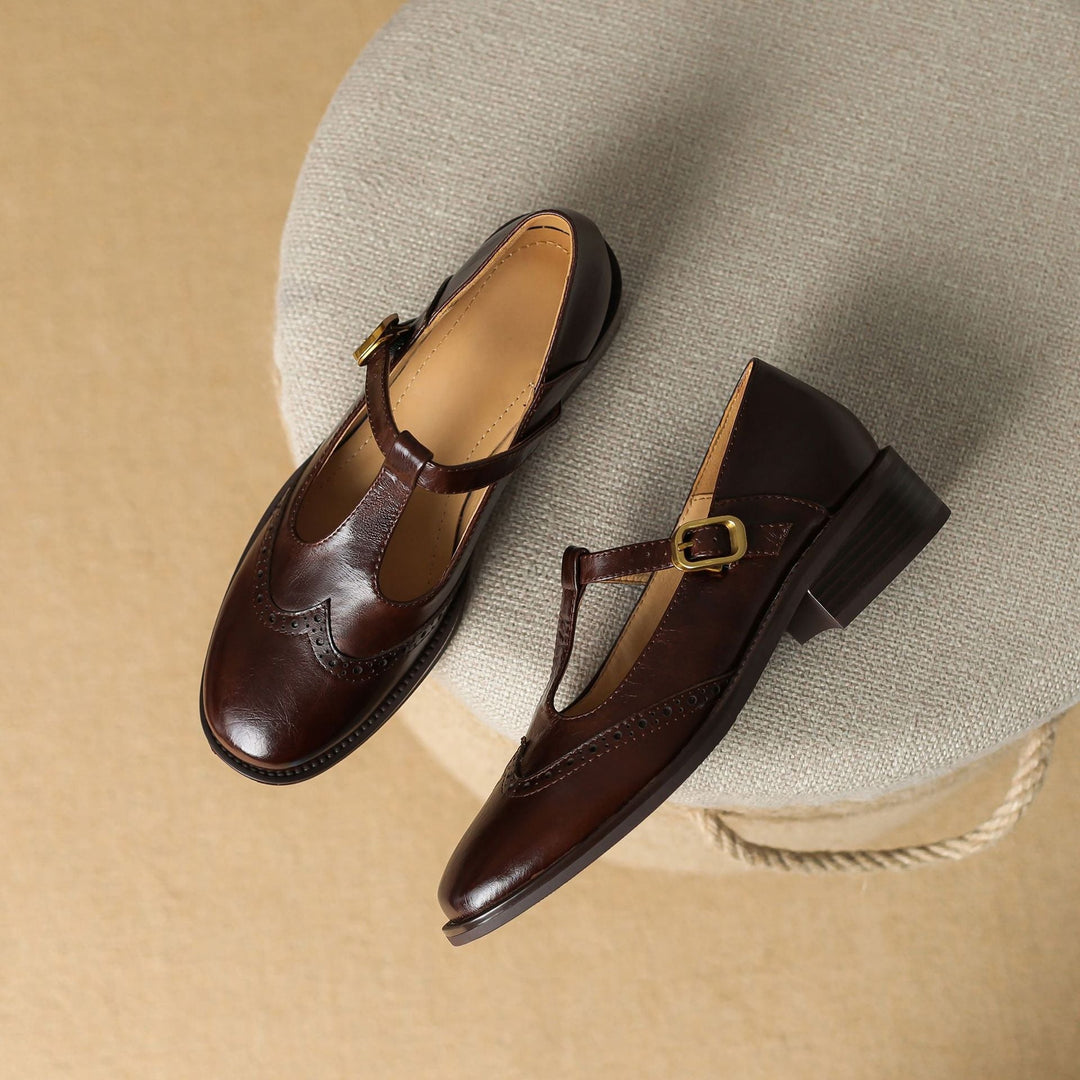 Ysolenne | Mary Janes Elegantes con Tira en T