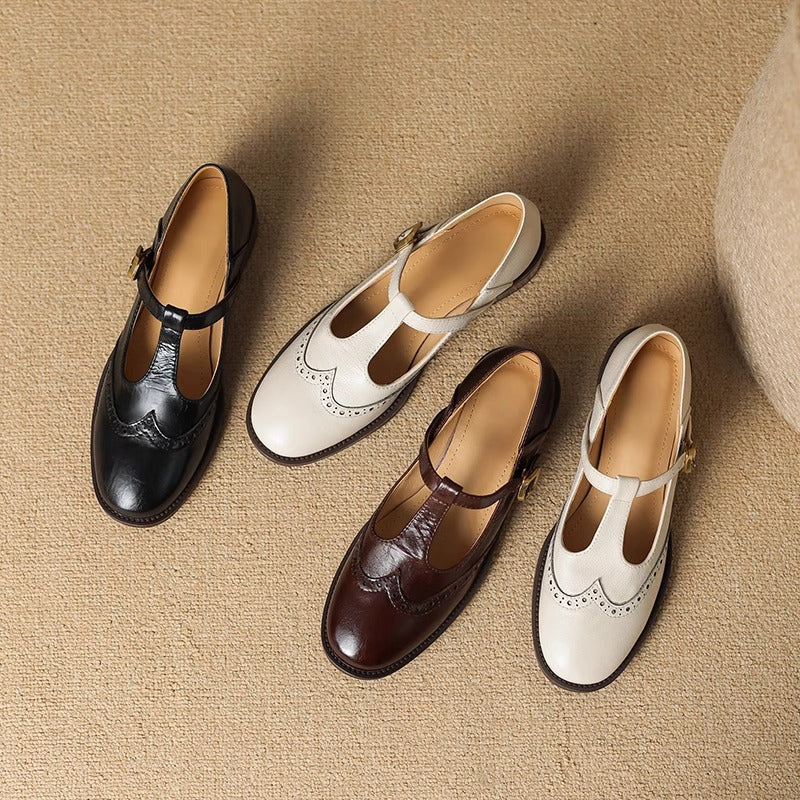 Ysolenne | Mary Janes Elegantes con Tira en T