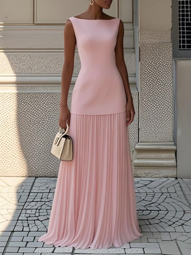 Serena | Vestido Longo Plissado